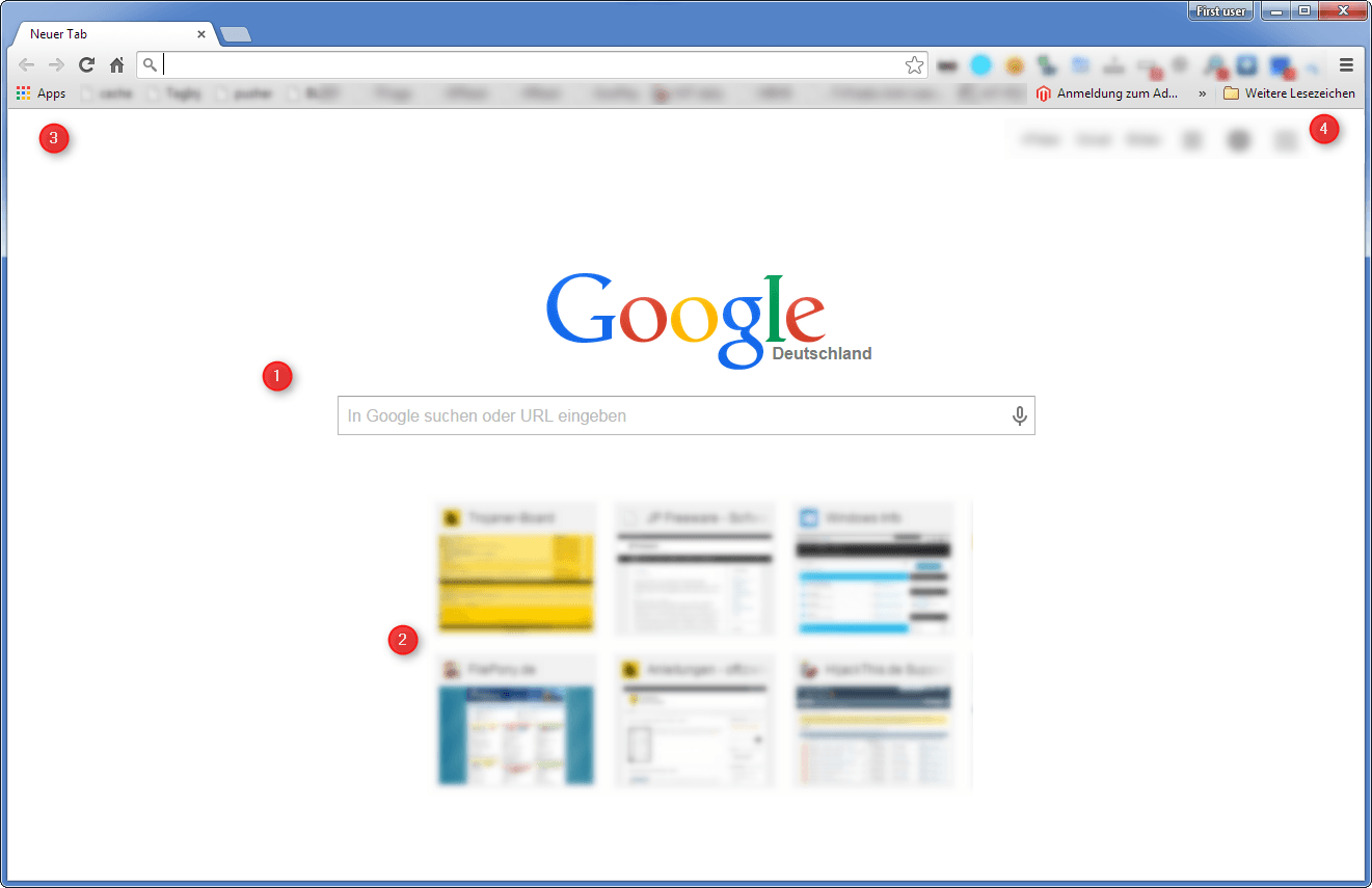 Google Chrome auf Standardeinstellungen zurücksetzen