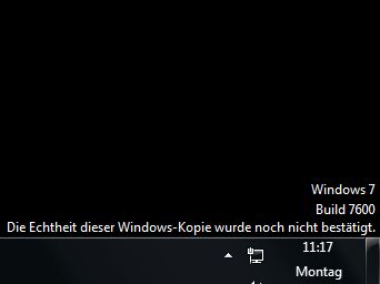 Die Echtheit dieser Windows-Kopie wurde noch nicht bestätigt - was tun?